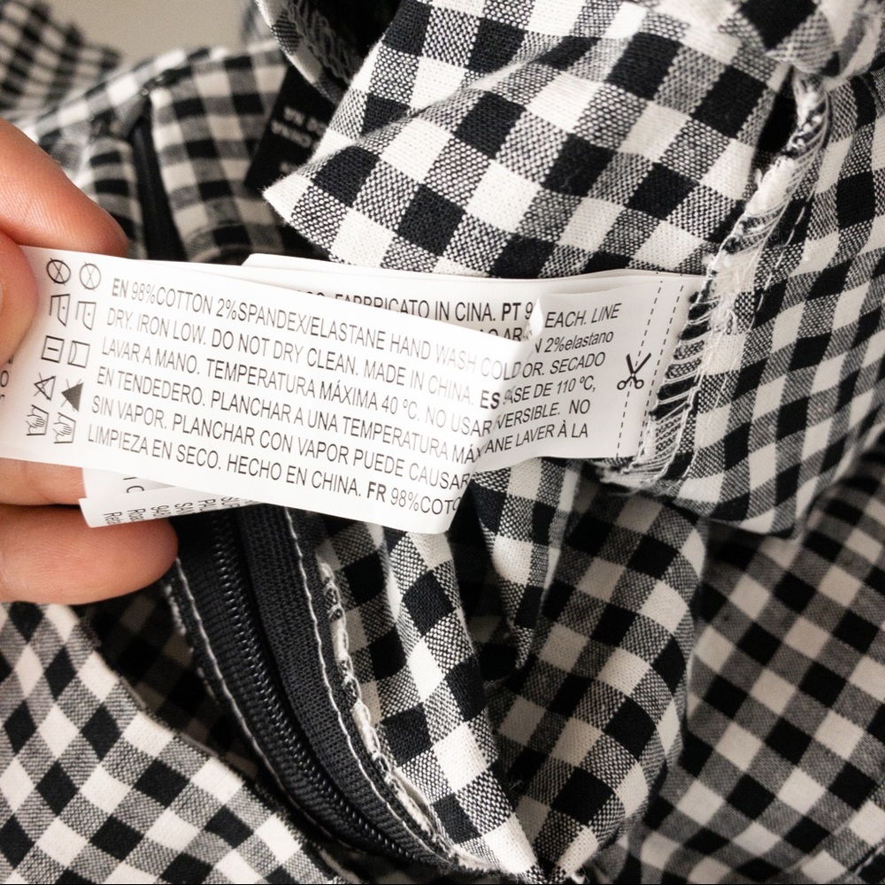 Foever 21 Check Plaid Gingham Mini Ruffle Skirt - Picture 4 of 4